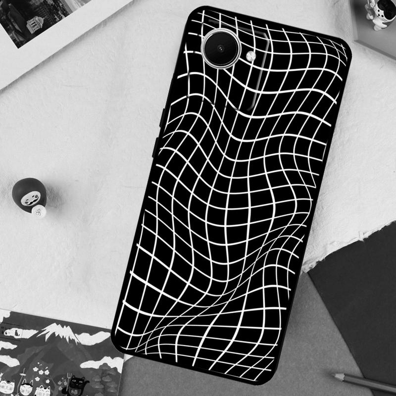 Волнистая сетка для чехла Realme GT 7 Pro GT 6 5 6T 10 11 12 13 14 Pro Plus C61 C53 C51 C21Y C25S C75 C55 C67