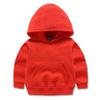1-8 Years Kids Hoody Children Spring/Autumn Solid Color Sweatshirt Abdomen Pocket