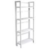 North Orange Складная деревянная складная 4-ярусная полка-стеллаж, Полка, Ярусы, Белый,
