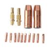 14pcs Standard Size Welding Machine Accessories Brass Gasless Nozzle  For Professional Welding