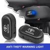 LED Solar Powered Fake Security Light Simulated Car Led Warning Light For Corolla Yaris Chr Auris RAV4 Camry Highlander