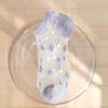 1 Pair Invisible Socks All Match Elastic Breathable Short Weaving Sole Cool Polyester Transparent Design Women Socks Shoes Accessories