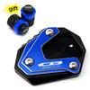 New For HONDA CBR650R CB650R CB 650R CBR 650 R -2023 Motorcycle Accessories Kickstand Side Stand Enlarge Pad Free Valve Caps
