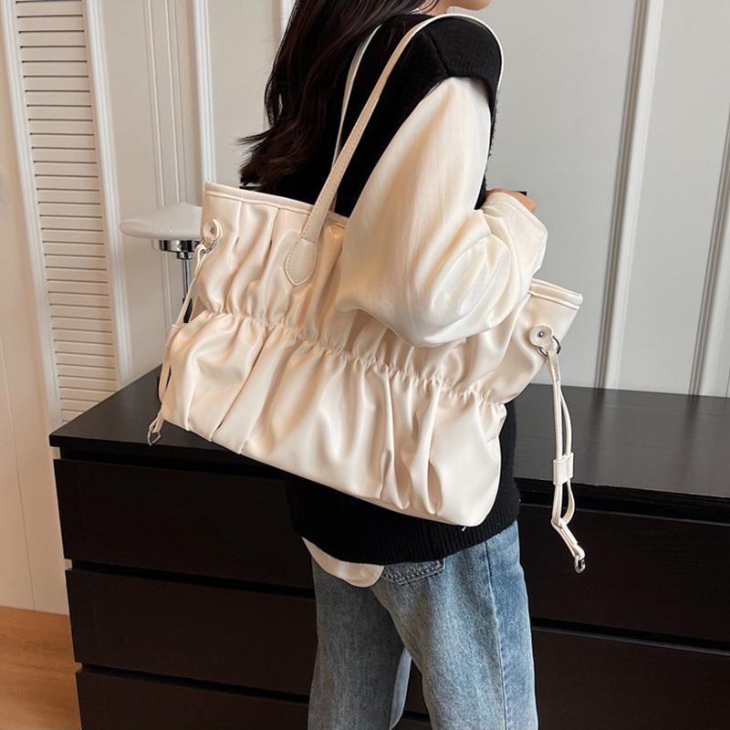 Горизонтальная сумка-облако, плиссированная большая сумка, осенне-зимняя новая сумка на плечо под мышками, модная женская сумка