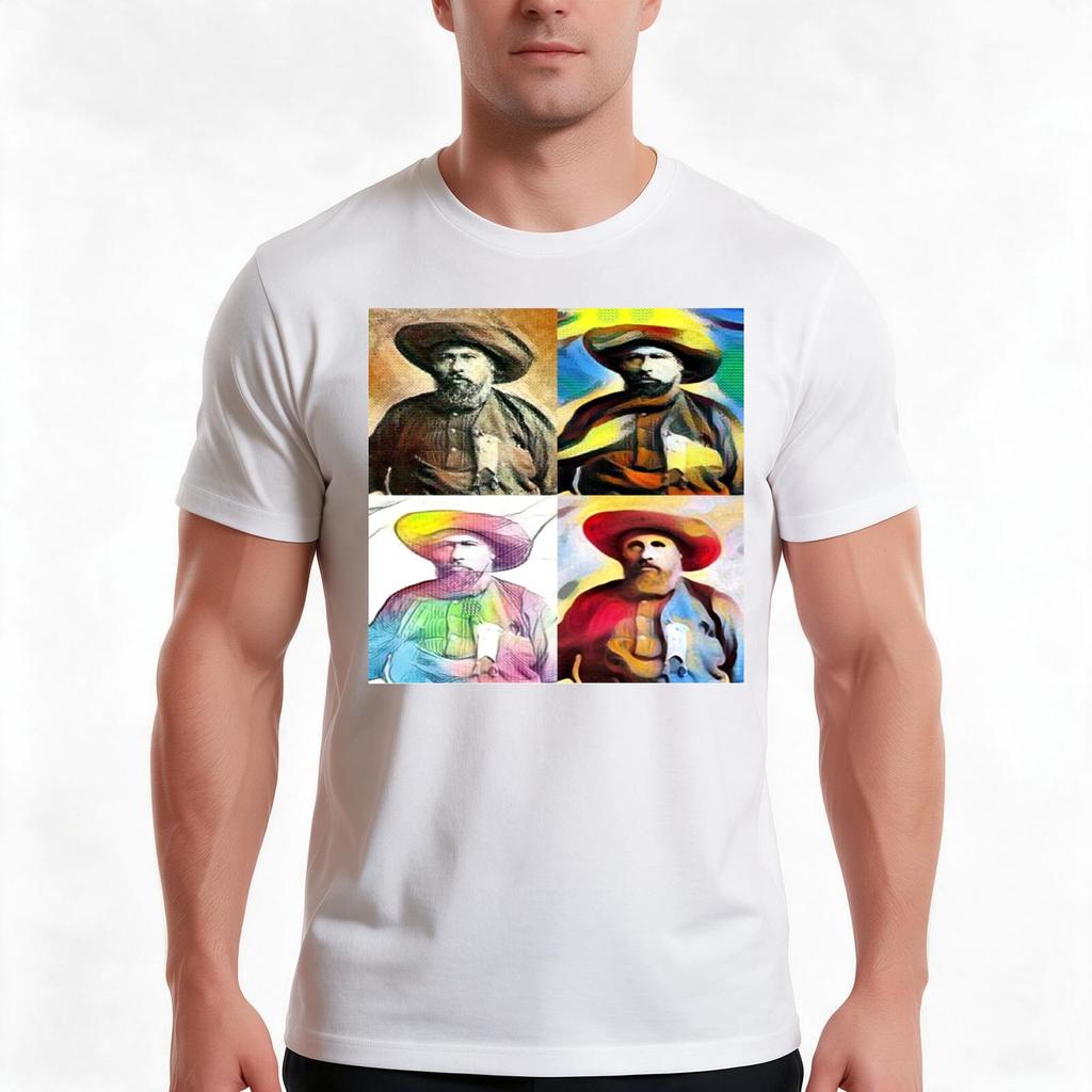 Gabriel Dumont Tshirt Summer Casual Cotton Tee Oversized Streetwear Tops Vintage Graphic Print Loose Fit Short Sleeve