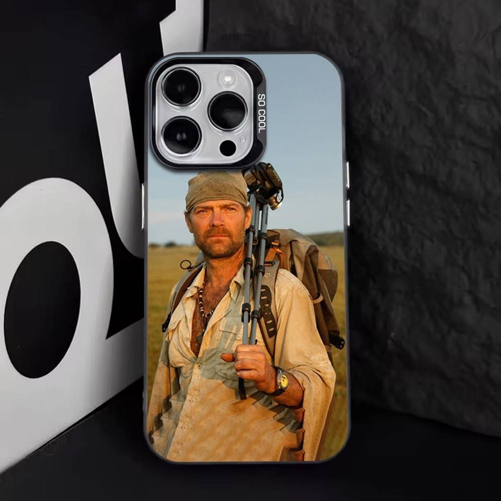 Les Stroud Phone Case For iPhone 17,16,15,14,13,12,11 Plus,Pro Max,XS,Colorful Silver Black Cover