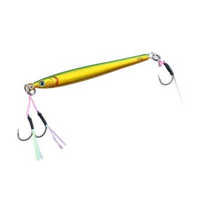 Daiwa Металлическая блесна TG Bait Slim SLJ 45г Adel Flash Зелено-золотой