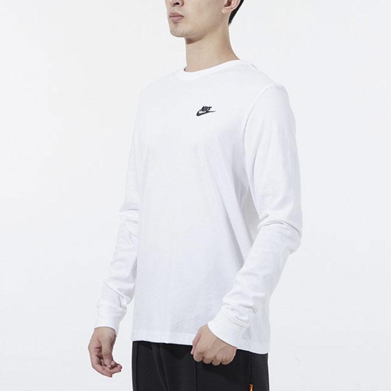 Nike Sportswear Club Men's Long-Sleeve T-Shirt White AR5194-100