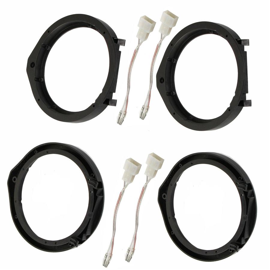 2 пары переходных пластин для динамиков 6,5" для Honda с жгутом