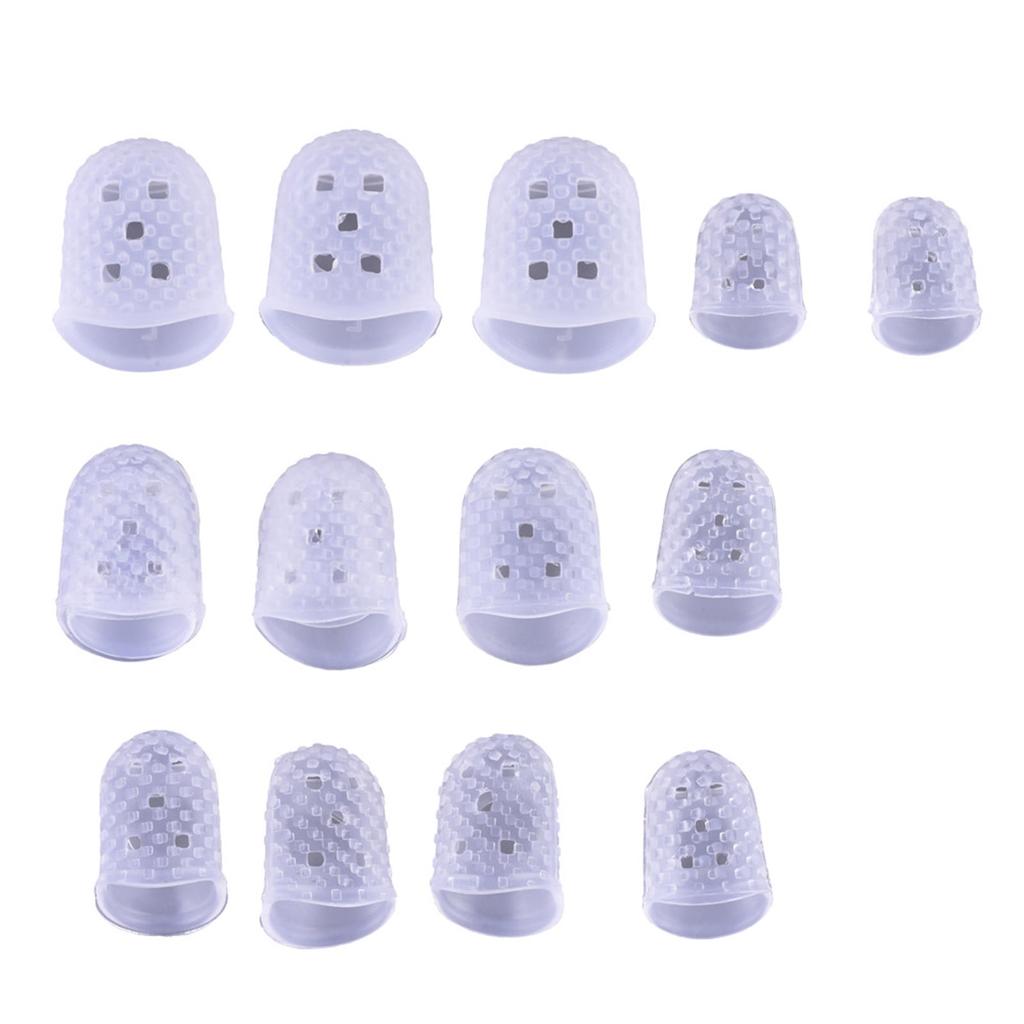 Силиконовые накладки на кончики пальцев, напальчники и медиаторы для пальцев гитары, набор инструментов для практики