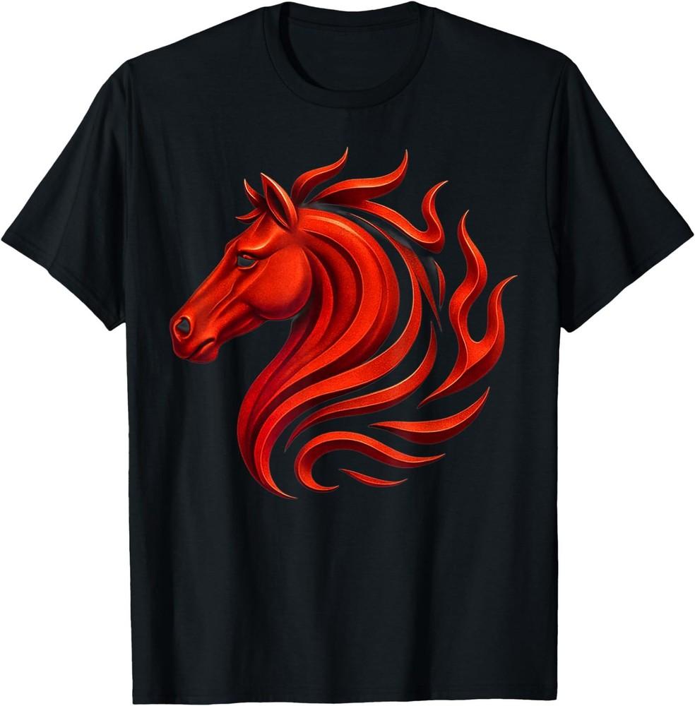 Fire Horse Chinese Zodiac Symbol 2026 Lunar New Year TShirt Unisex T-Shirt