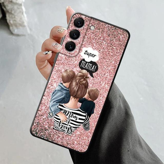 Чехол для Samsung Galaxy S23 S22 S21 S20 Fe Ultra S10 S9 S8 Plus Note 20ultra 10plus, чехол для женщины, ребенка, мамы и девочки