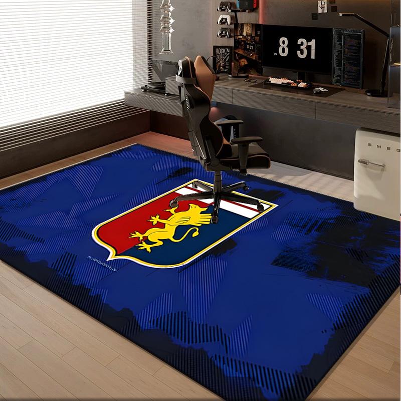 1PC rug Lion Shield Genoa Carpet, Chair Rug,Area Rug for Office Bedroom living rooms bedroom, Doormat decor Christmas fan gifts