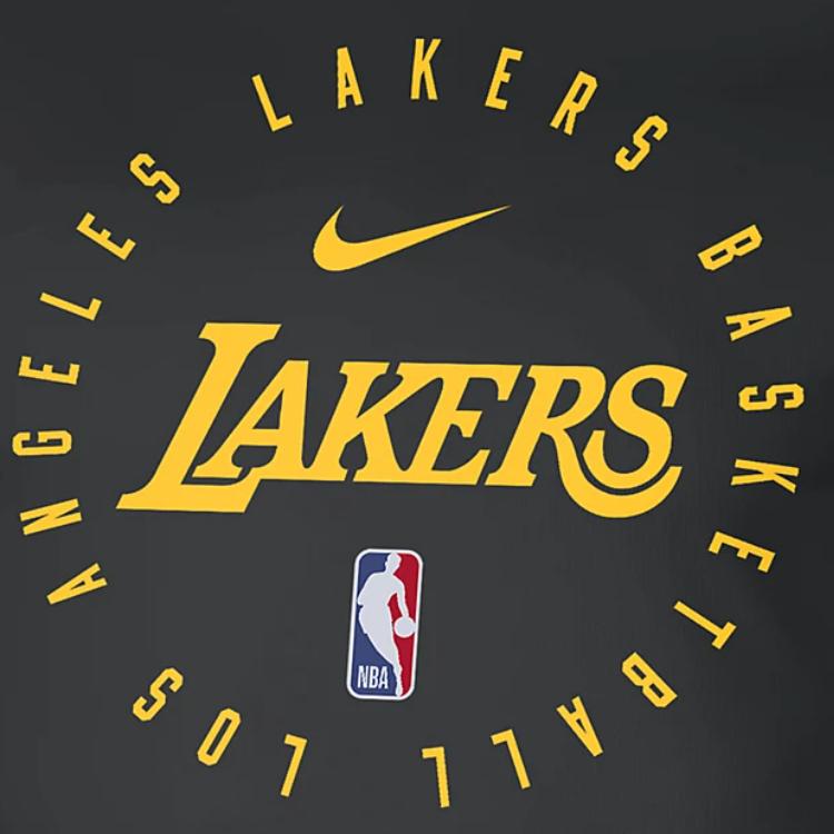 Nike Los Angeles Lakers FW24 T Shirt Men's Black HF0770-010