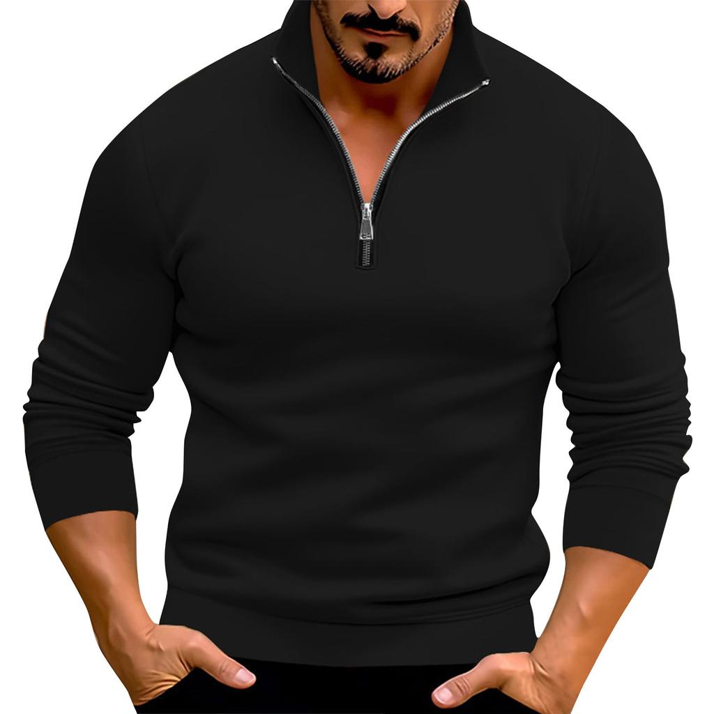 Мужская модная футболка с длинным рукавом, весенне-осенний пуловер с длинным рукавом, толстовка