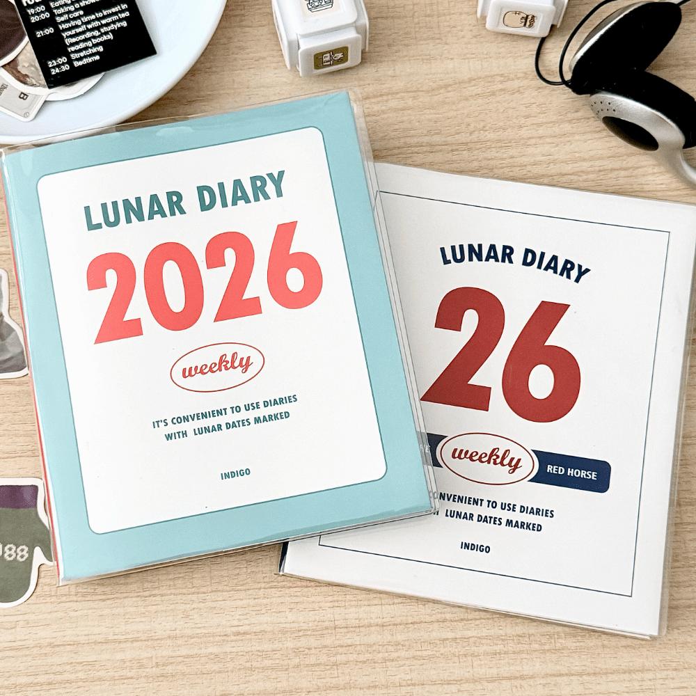 Retro Student Study Diary Planner 2026 Journal Notebook Schedule Life Planner Book Student