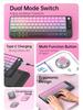 K27 Ультратонкая RGB Беспроводная Bluetooth Игровая Клавиатура - Бесшумная, Двухрежимная, Светящиеся Градиентные Цвета, Перезаряжаемая.