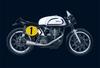 Место Italeri Norton Manx 500cc 1951 Пластиковая модель IT4602 1/9