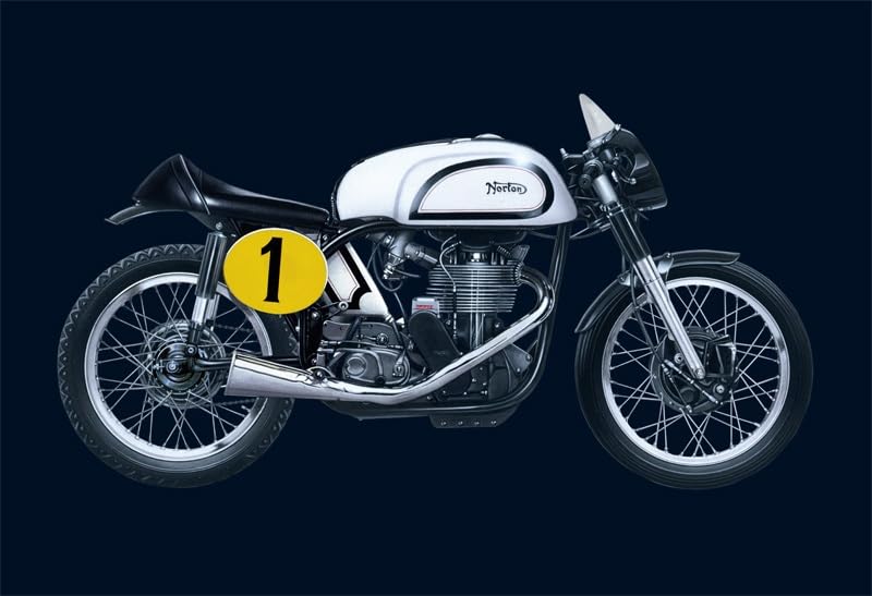 Место Italeri Norton Manx 500cc 1951 Пластиковая модель IT4602 1/9