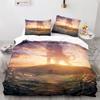 Lion Duvet Cover Set 3D Print Wild Animal Under Sunshine King Queen Size For Teens Kids Bedding Set Polyester Comforter Cover