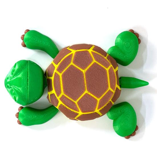 Turtle Coasters 3D Printed Funny Crushed Sea Turtle Coasters Coastal Ocean Beach Decor Gift for Home Office Parties