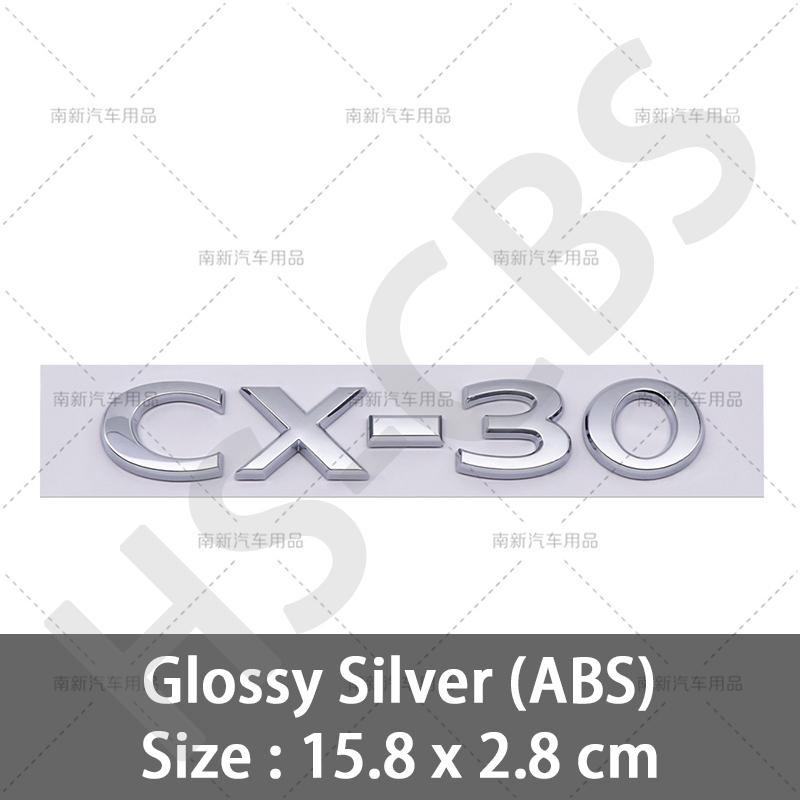 CX30 CX50 CX60 CX90 Letter Logo Rear Trunk Emblem Badge Styling Body Tailgate Sticker