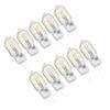 10Pcs G4 LED Bulb Brightness Dimming High Color Rendering Transparent Shell Light Bulbs for