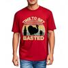 Relaxed Fit Tshirt Solid Color Boys O Neck tshirt Streetwear Time To Get Basted Turkey Beer Sunset Retro For her Tshirt
