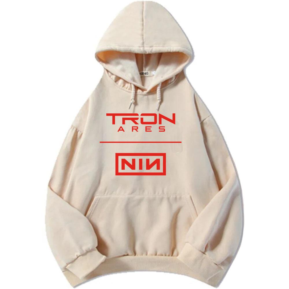Nine Inch Nails Tron Ares Hoodies Fashion Band Album Graphic Print Sweatshirts Hooded Long Sleeve Male Sudaderas Winter Men Tops