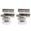 Shower Door Runner Rollers Zinc Alloy Glass Door Pulley Wheels Bathroom Accessory