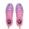 Li Ning BadFive Chase 1 Супер амортизация Скользкая подошва Дышащие Упругие Низкие Баскетбольные кроссовки Мужские Фиолетово-розовые ABFV007-2