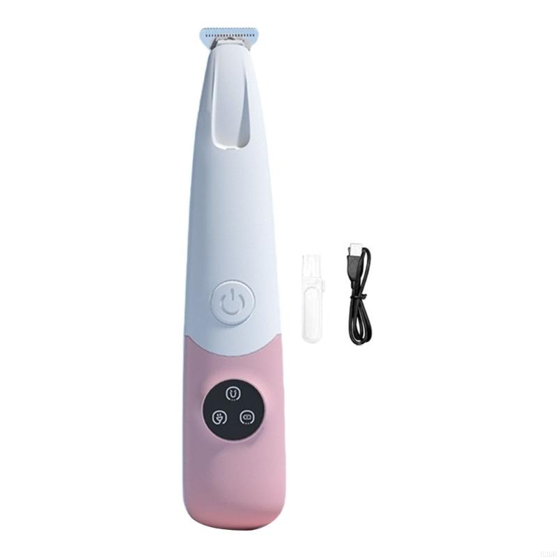 Ergonomic Pet Hair Trimmer Rechargeable Battery Quiet Operations For Dog Cats