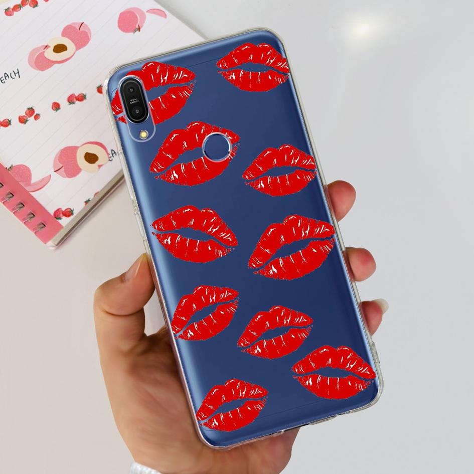 Чехол 5.99" для Asus Zenfone Max Pro (М1) ZB601KL ZB602K Чехол X00TDB Модный узор Прозрачный Мягкий Силикон Fundas Задняя крышка телефона