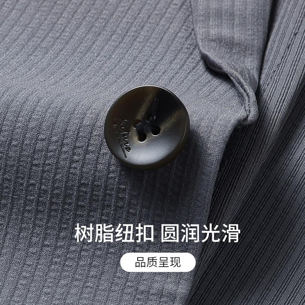 Men's Anti-Wrinkle and Non-Ironing Business Striped Suit Jacket