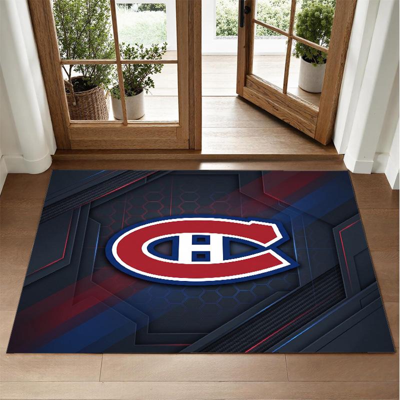 Дизайн Montreal Canadiens Кристальный Велюровый Ковер Мягкий Декоративный Коврик для Спальни Входа