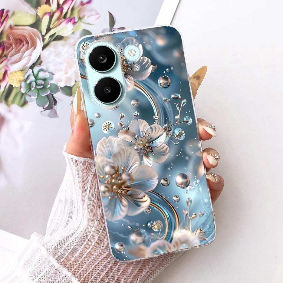Чехол для Xiaomi Poco X8 Pro 5G Милый Чехол с Рисунком Сердечка Мягкий Тонкий Чехол для Телефона Для Xiaomi Poco X8 Pro Max PocoX8 Pro 5G
