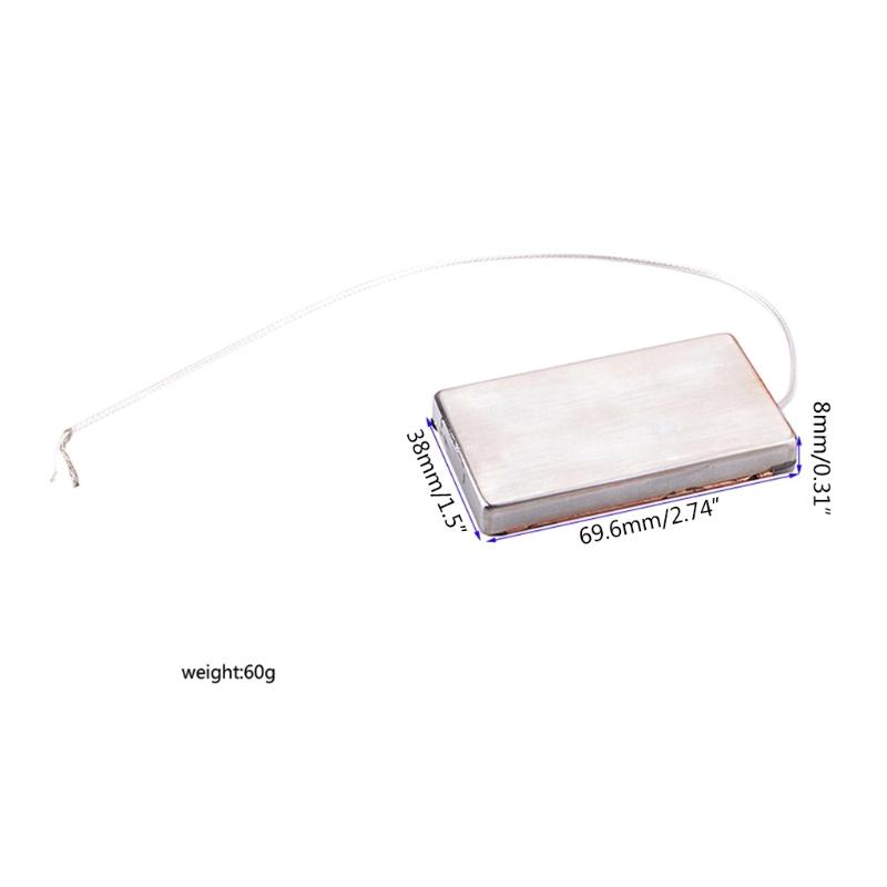 Винтажный набор звукоснимателей Humbucker Alnico 5 для электрогитары, расстояние между полюсами 52 мм, простой дизайн
