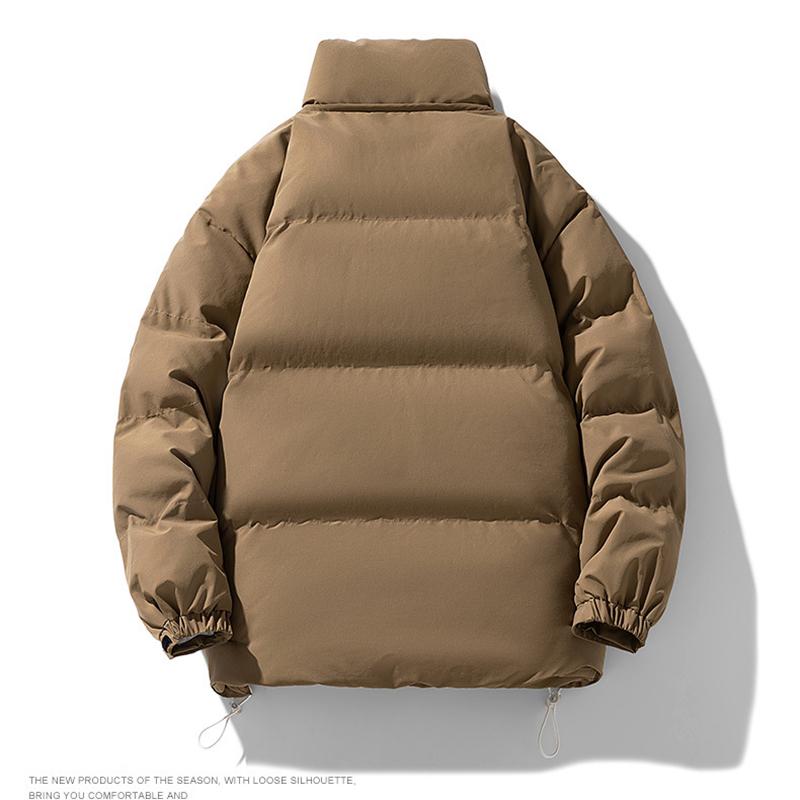 Зимняя утолщенная теплая стеганая парка мужская лоскутная пуховая куртка с принтом уличная одежда в стиле Харадзюку пальто большого размера верхняя одежда унисекс