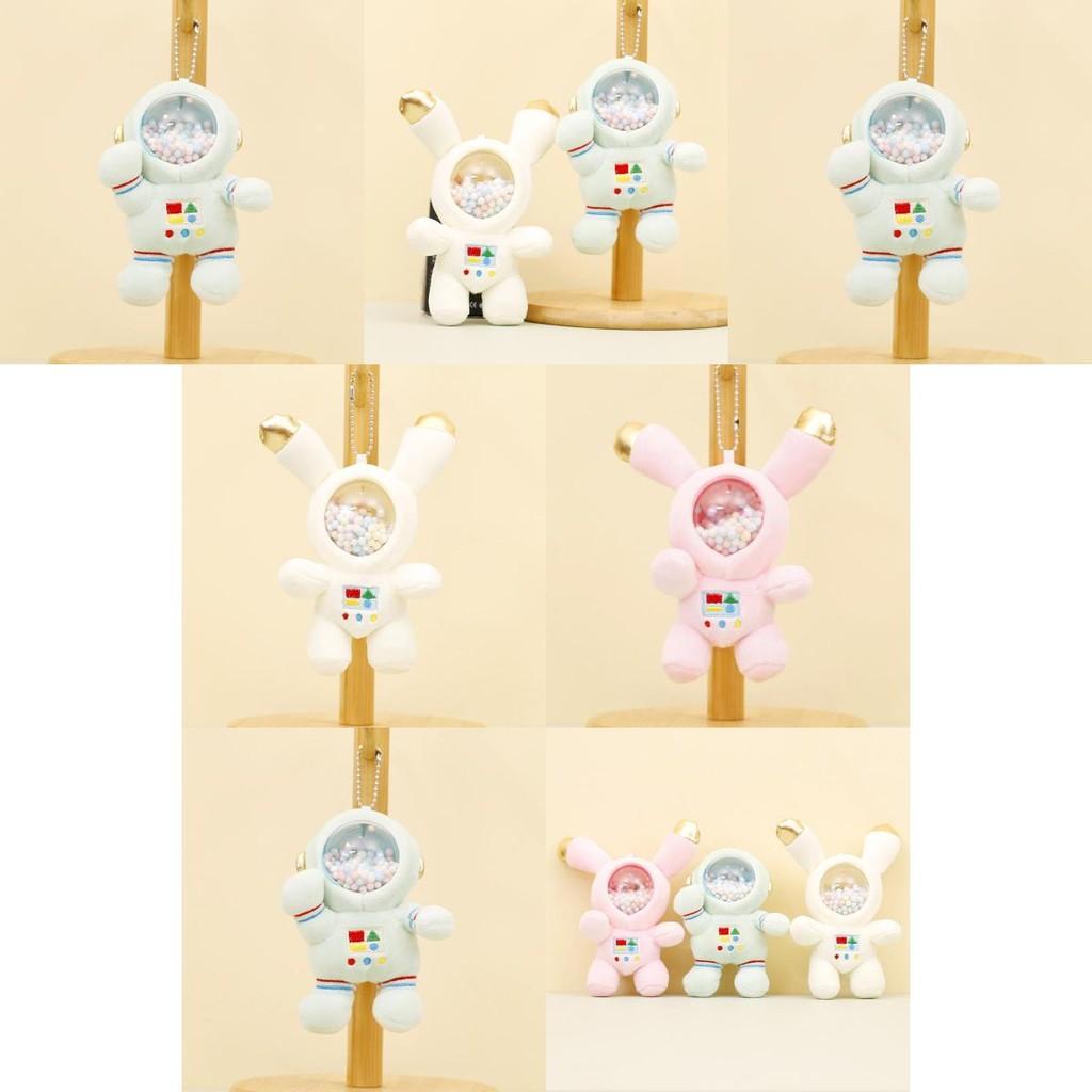 Очаровательный плюшевый брелок-астронавт, милая кукла-космический кролик, креативный шарм для сумки