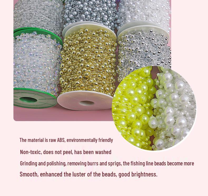 Sky Star Fishing Line Beads & Accessories for DIY: Bouquet Veil Chain, Bow, Flower, Lantern