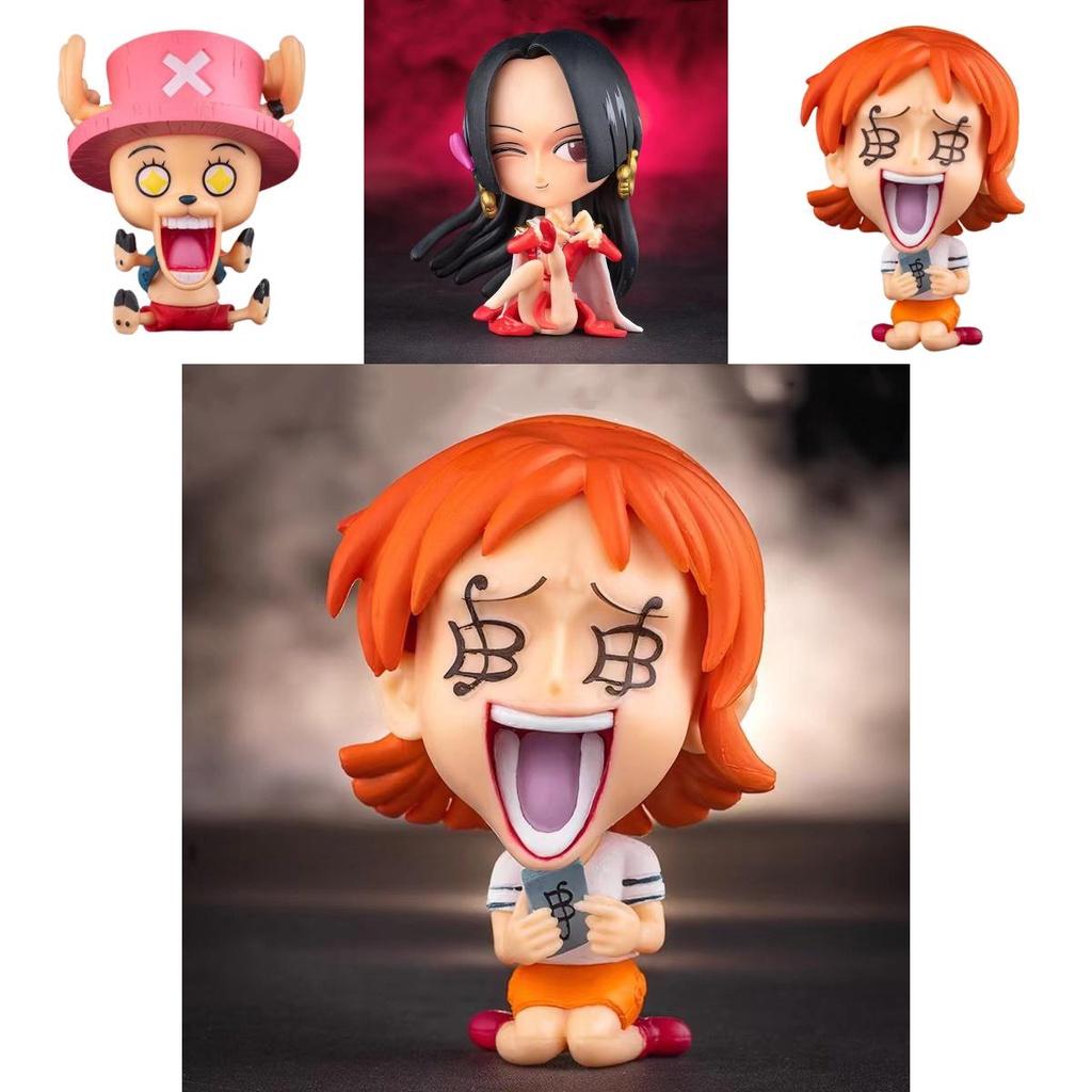 Bright One Piece Luffy Chopper Boa Hancock Figures Toy Gifts