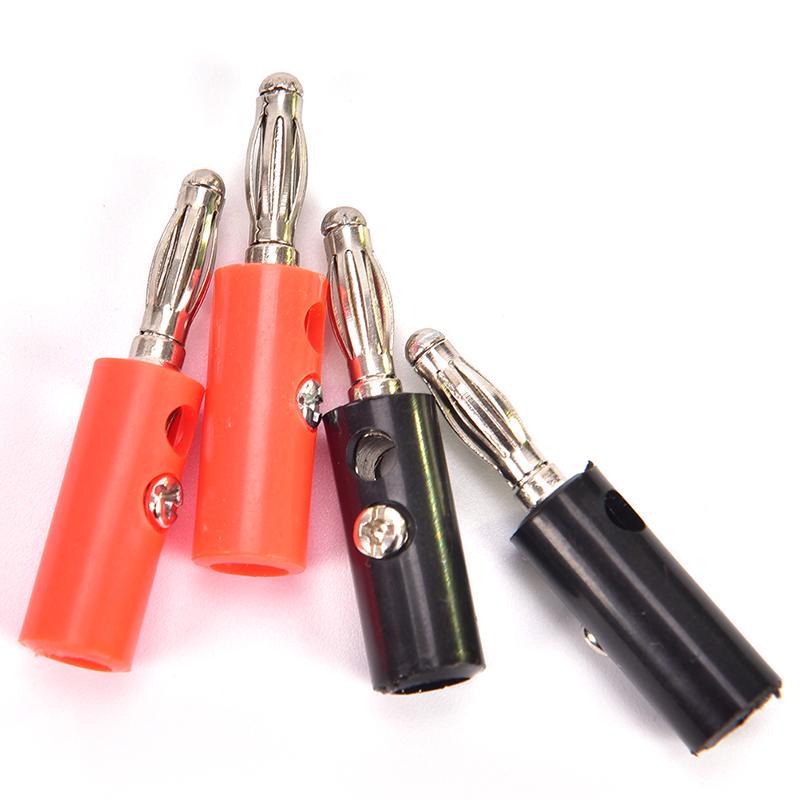 20 шт. практичный пластиковый позолоченный разъем аудио банановый динамик штекер