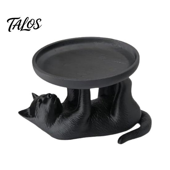 Talos 3D-печатный поднос-лежанка для кошки, милый держатель для колец и органайзер для сережек на туалетный столик, декоративная кошачья шкатулка для браслетов