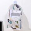 Wall Mounted Hanging Bag Cotton Linen Hanging Organizer For Sundries Cosmetic Storage Pocket Door Back Hanging Bag Home Decor