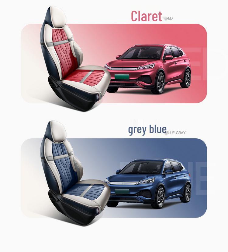 BYD PLUS All-Season Seat Cushion Set with Lumbar Support, Custom Fit for Specific Car Models