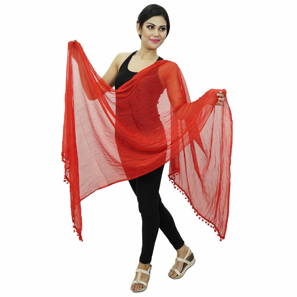 Длинные палантины из шифоновой смеси Dupatta, женские индийские шарфы с запахом, Chunni Indian