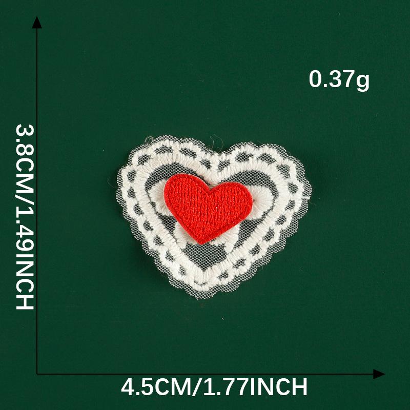 Оригинальная вышитая этикетка Аксессуары для волос Аксессуары Вишня Кружевная вышивка Наклейка DIY Нашивка Аксессуары для одежды Тканевая этикетка Тканевая наклейка