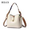 Women's Simple Atmosphere Foreign Style Shoulder Crossbody Bucket Handbag
