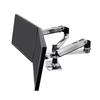 ERGOTRON ergotron LX настольный кронштейн для двух мониторов Горизонтальный 2 экрана серебристый До 27 дюймов (6.4~18.1 кг) Совместимость со стандартами VESA 45-245-026