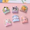 10Pcs New Mini Kawaii Cartoon Flower Garland Animal Series Flat Bottom Scrapbook  Diy Jewelry Making Hairwear Accessorie A32